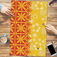 Kahili Quilt Hawaii Puzzle Tropical Flower Seamless Half Style