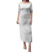 American Samoa White Sunday Family Matching Puletasi and Hawaiian Shirt Lotu Tamaiti Plumeria With Samoan Pattern