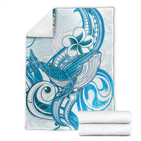 Blue Hawaii Humpback Whale Blanket Polynesian Tribal Ocean Vibes