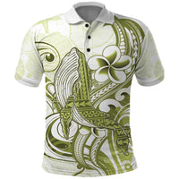 Lime Green Hawaii Polo Shirt Humpback Whale Tattoo Polynesian Tribal Ocean Vibes