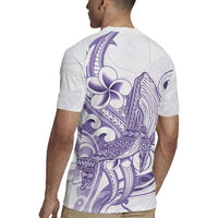 Purple Hawaii Rugby Jersey Humpback Whale Tattoo Polynesian Tribal Ocean Vibes