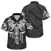 Tiki Drum Hawaii Family Matching Mermaid Dress and Hawaiian Shirt Hawaiian Kakau Tattoo Style