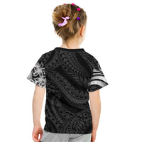 Tiki Drum Hawaii Kid T Shirt Hawaiian Kakau Tattoo Style