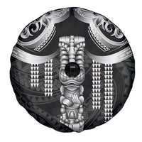 Tiki Drum Hawaii Spare Tire Cover Hawaiian Kakau Tattoo Style