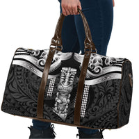 Tiki Drum Hawaii Travel Bag Hawaiian Kakau Tattoo Style