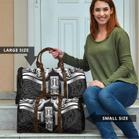 Tiki Drum Hawaii Travel Bag Hawaiian Kakau Tattoo Style