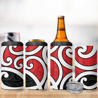 New Zealand 4 in 1 Can Cooler Tumbler Maori Koru Tino Rangatiratanga Color - Polynesian Pride