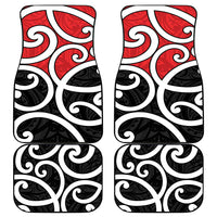 New Zealand Car Mats Maori Koru Tino Rangatiratanga Color - Polynesian Pride