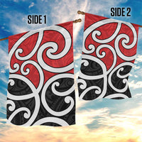 New Zealand Garden Flag Maori Koru Tino Rangatiratanga Color - Polynesian Pride