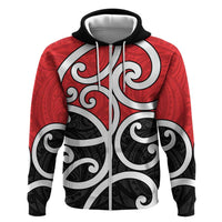 New Zealand Hoodie Maori Koru Tino Rangatiratanga Color - Polynesian Pride