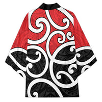 New Zealand Kimono Maori Koru Tino Rangatiratanga Color - Polynesian Pride