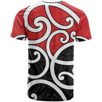 New Zealand T Shirt Maori Koru Tino Rangatiratanga Color - Polynesian Pride