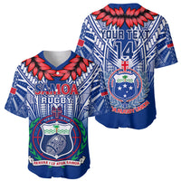 Custom Samoa Rugby Baseball Jersey 2023 Go Manu Samoa With Ula Fala Style LT14 - Polynesian Pride
