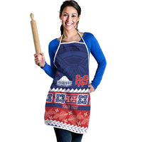 Personalised FAST Samoa Siapo Apron Teuila Flowers Samoan Pattern - Polynesian Pride