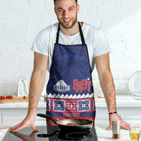 Personalised FAST Samoa Siapo Apron Teuila Flowers Samoan Pattern - Polynesian Pride