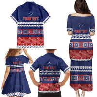 Personalised FAST Samoa Siapo Family Matching Puletasi and Hawaiian Shirt Teuila Flowers Samoan Pattern - Polynesian Pride