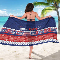 Personalised FAST Samoa Siapo Sarong Teuila Flowers Samoan Pattern - Polynesian Pride