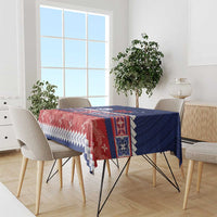 Personalised FAST Samoa Siapo Tablecloth Teuila Flowers Samoan Pattern LT14 - Polynesian Pride