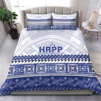 HRPP Samoa Siapo Bedding Set Teuila Flowers Samoan Pattern - Polynesian Pride