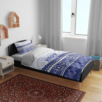 HRPP Samoa Siapo Bedding Set Teuila Flowers Samoan Pattern - Polynesian Pride