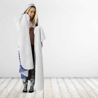 HRPP Samoa Siapo Hooded Blanket Teuila Flowers Samoan Pattern - Polynesian Pride