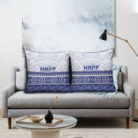 HRPP Samoa Siapo Pillow Cover Teuila Flowers Samoan Pattern - Polynesian Pride