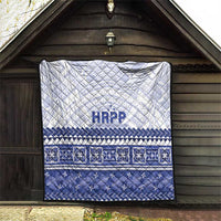 HRPP Samoa Siapo Quilt Teuila Flowers Samoan Pattern - Polynesian Pride