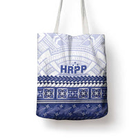 HRPP Samoa Siapo Tote Bag Teuila Flowers Samoan Pattern - Polynesian Pride
