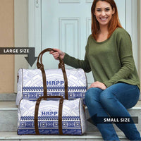 HRPP Samoa Siapo Travel Bag Teuila Flowers Samoan Pattern - Polynesian Pride