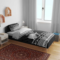 New Zealand Christmas Rugby Personalised Bedding Set Meri Kirihimete All Black Maori - Polynesian Pride