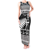 New Zealand Christmas Rugby Personalised Tank Maxi Dress Meri Kirihimete All Black Maori - Polynesian Pride