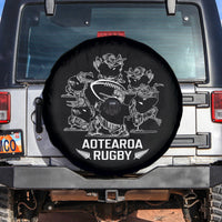 New Zealand Silver Fern Rugby Spare Tire Cover Haka Aotearoa Kiwi Dance LT14 - Polynesian Pride