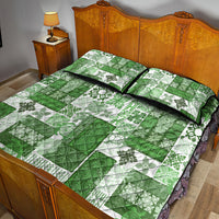 Hawaiian Quilt Quilt Bed Set Tiki Tropical Retro Green Version LT14 - Polynesian Pride