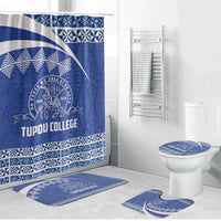 Tonga Tupou College Toloa Bathroom Set 160 Years Anniversary Tongan Ngatu Pattern