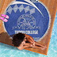 Tonga Tupou College Toloa Beach Blanket 160 Years Anniversary Tongan Ngatu Pattern