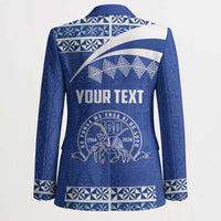 Personalised Tonga Tupou College Toloa Blazer 160 Years Anniversary Tongan Ngatu Pattern
