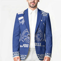 Personalised Tonga Tupou College Toloa Blazer 160 Years Anniversary Tongan Ngatu Pattern