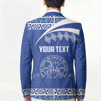 Personalised Tonga Tupou College Toloa Blazer 160 Years Anniversary Tongan Ngatu Pattern