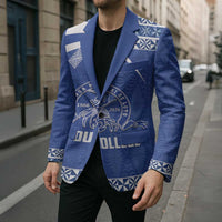 Personalised Tonga Tupou College Toloa Blazer 160 Years Anniversary Tongan Ngatu Pattern