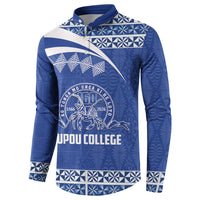 Personalised Tonga Tupou College Toloa Button Sweatshirt 160 Years Anniversary Tongan Ngatu Pattern