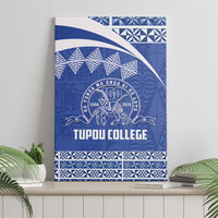 Tonga Tupou College Toloa Canvas Wall Art 160 Years Anniversary Tongan Ngatu Pattern