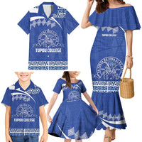 Personalised Tonga Tupou College Toloa Family Matching Mermaid Dress and Hawaiian Shirt 160 Years Anniversary Tongan Ngatu Pattern