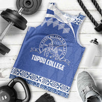 Personalised Tonga Tupou College Toloa Men Tank Top 160 Years Anniversary Tongan Ngatu Pattern