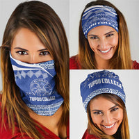 Tonga Tupou College Toloa Neck Gaiter 160 Years Anniversary Tongan Ngatu Pattern
