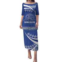 Personalised Tonga Tupou College Toloa Puletasi 160 Years Anniversary Tongan Ngatu Pattern