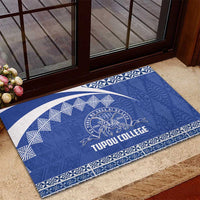 Tonga Tupou College Toloa Rubber Doormat 160 Years Anniversary Tongan Ngatu Pattern