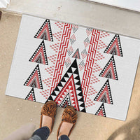 Aotearoa Taniko Rubber Doormat Niho Taniwha Purapura Whetu Mix Poutama