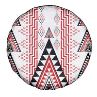 Aotearoa Taniko Spare Tire Cover Niho Taniwha Purapura Whetu Mix Poutama LT14 - Polynesian Pride