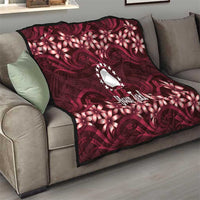 Personalised Cook Islands Mangaia Quilt Tiare Maori Polynesian Waves Tattoo LT14 - Polynesian Pride