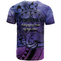 Philippines Father's Day T Shirt Polynesian Tattoo Galaxy Vibes